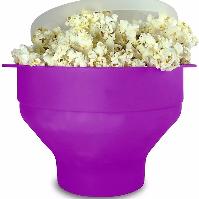 hot sell collapsible popcorn popper for home silicone microwave