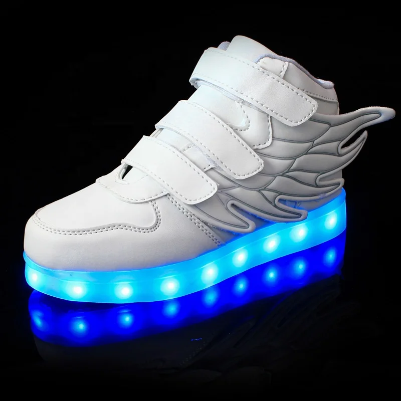 

Shoes with lights for kids,led lights wings children shoes,led shoes for baby, Green,black,red,white,navy