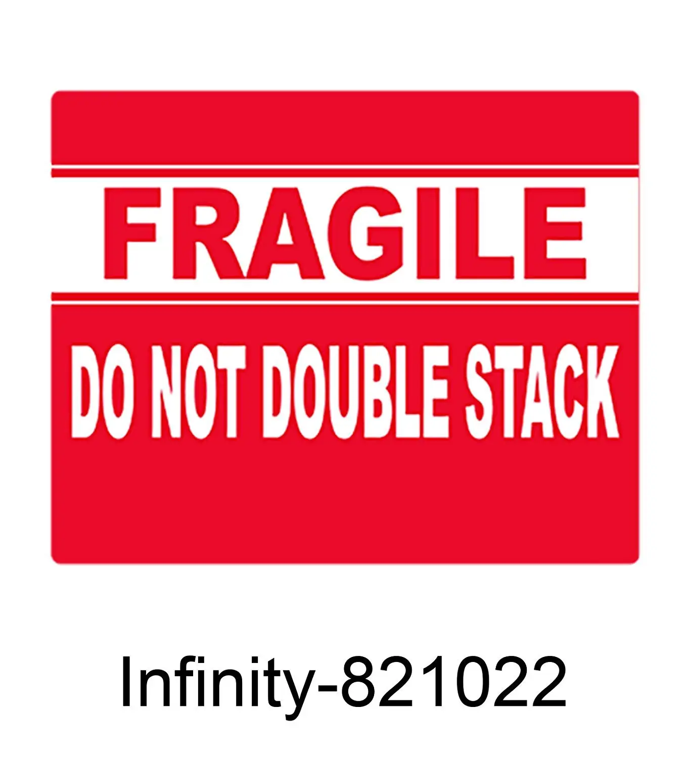 ML35104 500 3x5 Handle With Care Fragile Labels//Sticker
