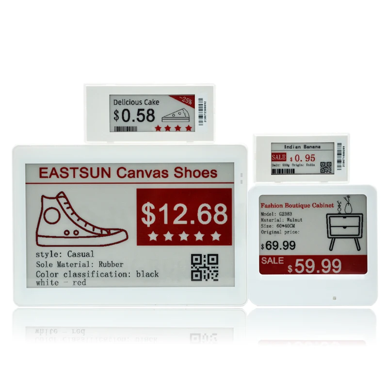 Eink Shelf Label Electronic Price Tag For Supermarket Buy Eink