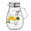 Glass Water Pitcher With Handle, Borosilicate Glass Water Jug, Water Pitcher Glass
