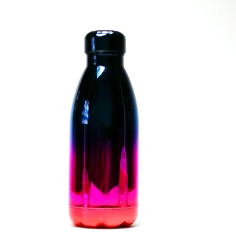 

Wholesale customized color double wall vacuum insulated stainless steel bpa free water bottle for cycling camping hiking, Black;white;pink;green;blue;orange