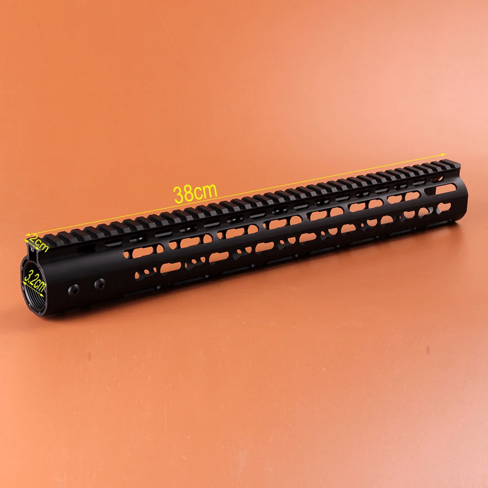 

Hunting AR-15 Rail NSR 15 inch Free Float Quad Rail KeyMod Handguard Picatinny Rail Tactical