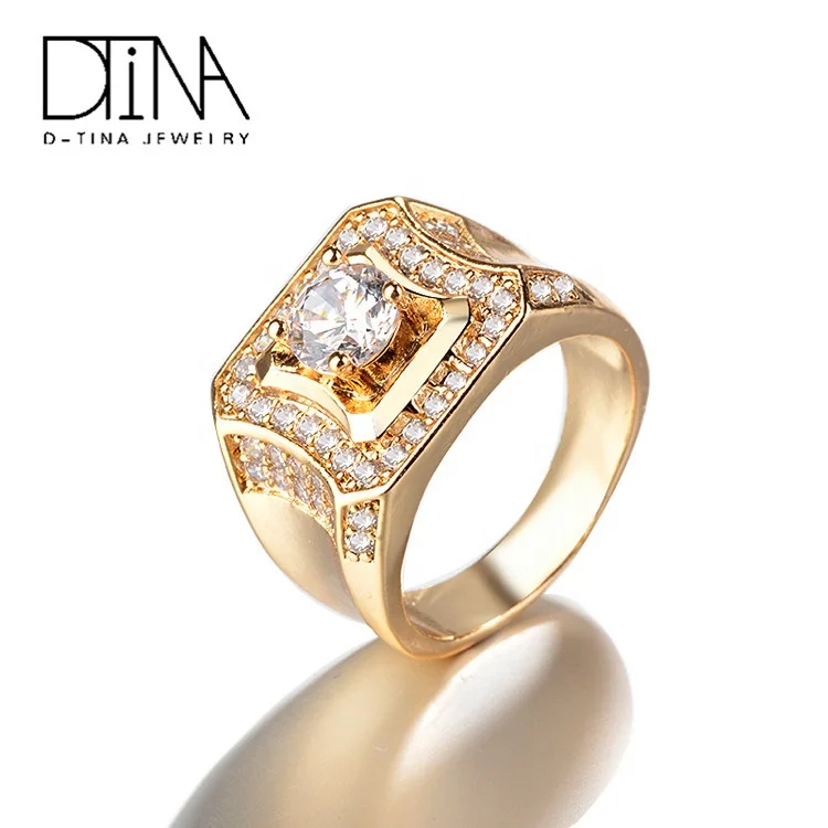 

DTINA Fashion Wholesale Diamond Inexpensive Casual Gemstone ring Men Ring