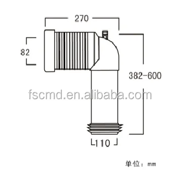 
Toilet bowl connector tube,shower pipe connector,pvc connection pipe 
