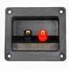 gold plated copper 2 pole binding post box for amplifier speaker panel socket