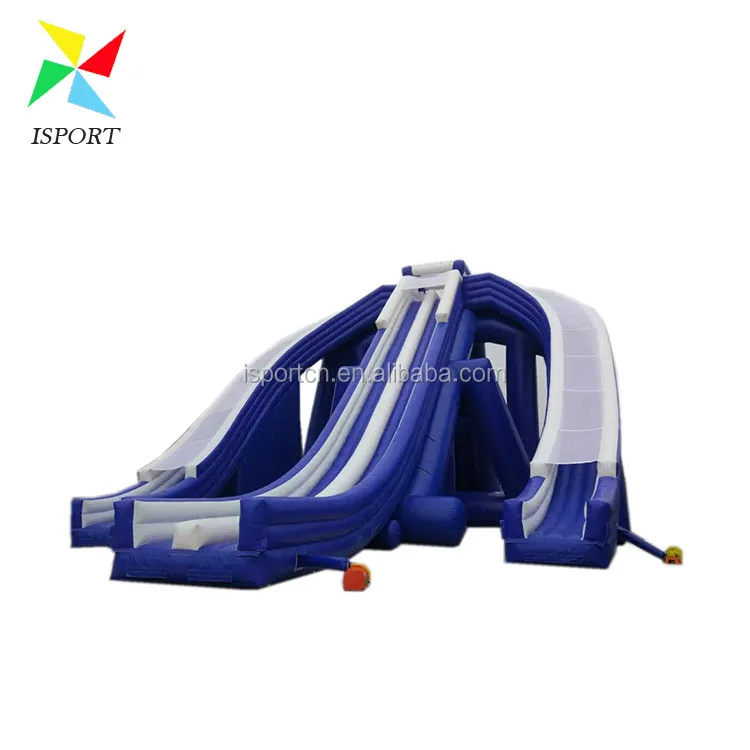 Big Triple Inflatable Slide Giant Inflatable Water Slide For Adult