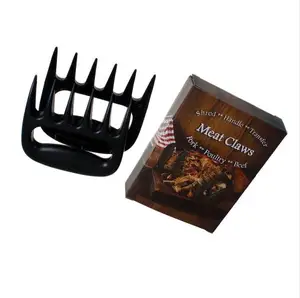 Image of 2 Pcs/Set BBQ Pulled Pork Claws Shredder Bear Claws Meat Shredding Forks BBQ Tools