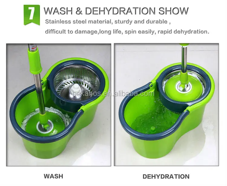 China New Products Cheap Mop Carrefour Mop Mini Bucket Green Color Best