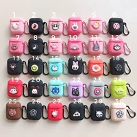 

Cheap Cute Airpods Case for Airpods Silicone Cover Case Accessories With Buckle