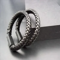 

Top Selling 2.1A Leather Braided Type C USB Cable Bracelet Cable Charger