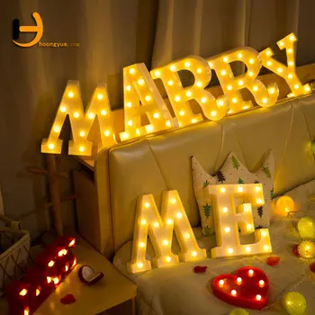 Alphabet Lights Battery Operated Warm White Led Letter Alphabet Lights Battery Operated Warm White Led Letter Light Up Sign For Wedding