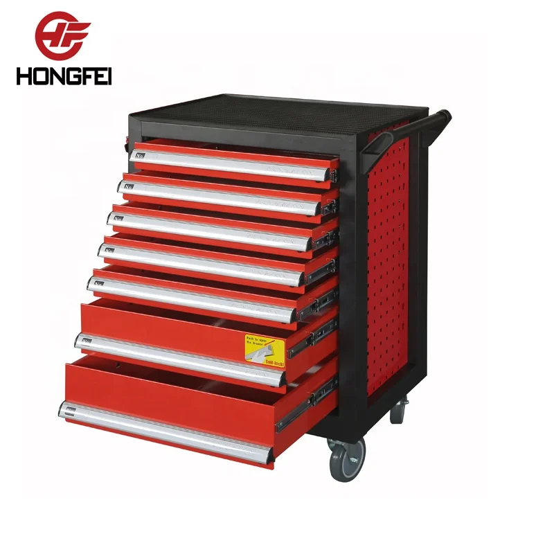 7 Drawers Tool Storage Roller Hairdresser Tool Box With Wheels