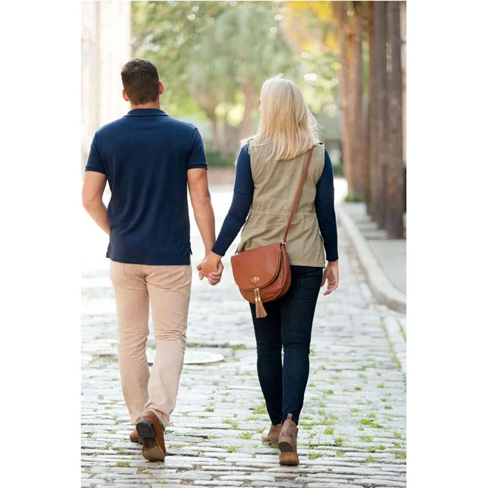 

Wholesale Ladies Monogram Boho Crossbody Bag, Pink, navy, black, brown, customized