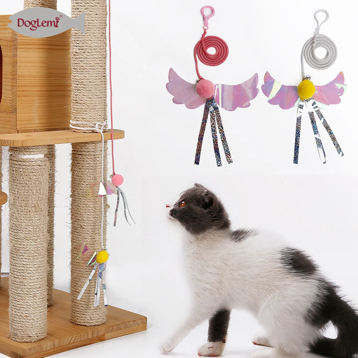 cat dangler toy