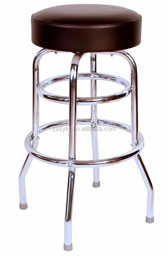 Commercial Grade Chrome Restaurant Metal Cushion Swivel Counter Bar Stools Wholesale Buy Bar