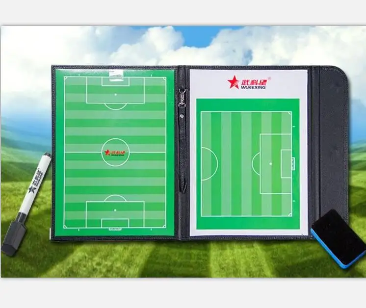 

New design Magnetic football tactical Coaching Board soccer Coaches Clipboard Foldable Big Number training whiteboard