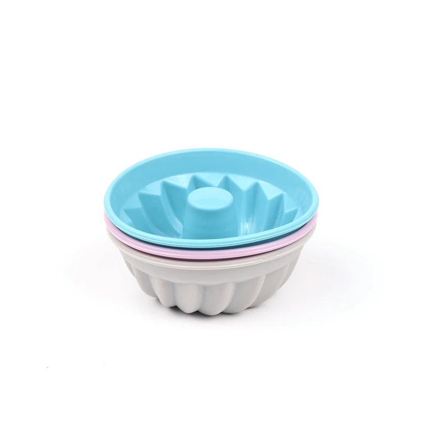 

Reusable Non-Stick Silicone Cupcake Muffin Baking Cups 3 pcs Cake Molds Sets, Customized color