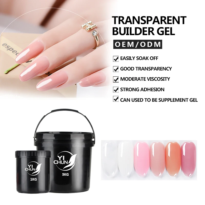 

Private Label 35 Colors Builder Gel UV Gel for Nail Salon in Bulk 1KG/5KIG, Rich