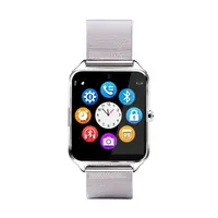 

Bluetooth Smart Watch Phone Z60 Stainless Steel Support SIM TF Card Anti-Lost Fitness Tracker Smartwatch for Android