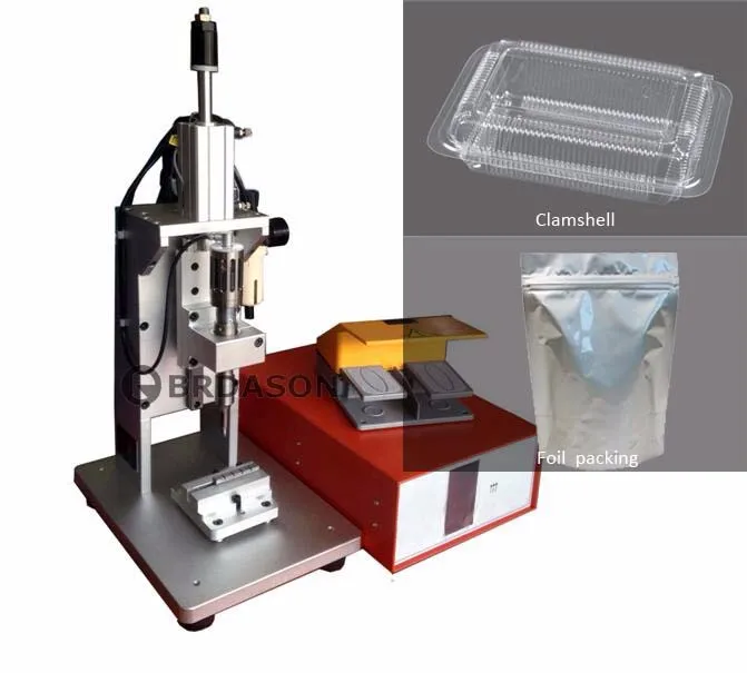 Blister Ultrasonic Welding Machine For Foil Bag Clam Shells Packing