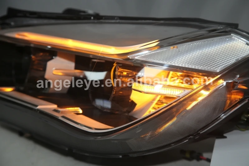 For BMW X1 E84 LED Strip Angel Eyes Head Light 2009-2014 year LF