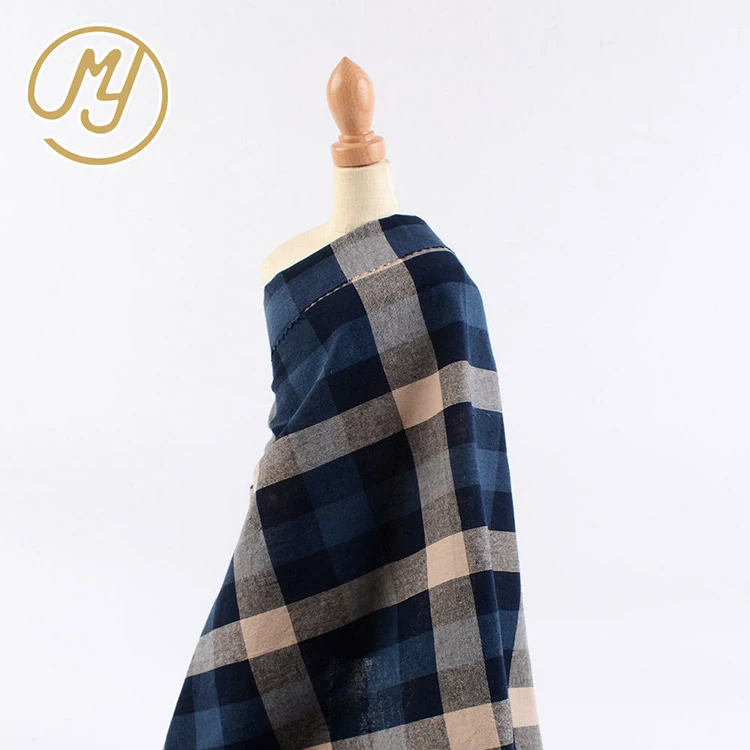 Wholesale New Fashion Woven Yarn Dyed Plaid Japanese Cotton Fabric For Shirt