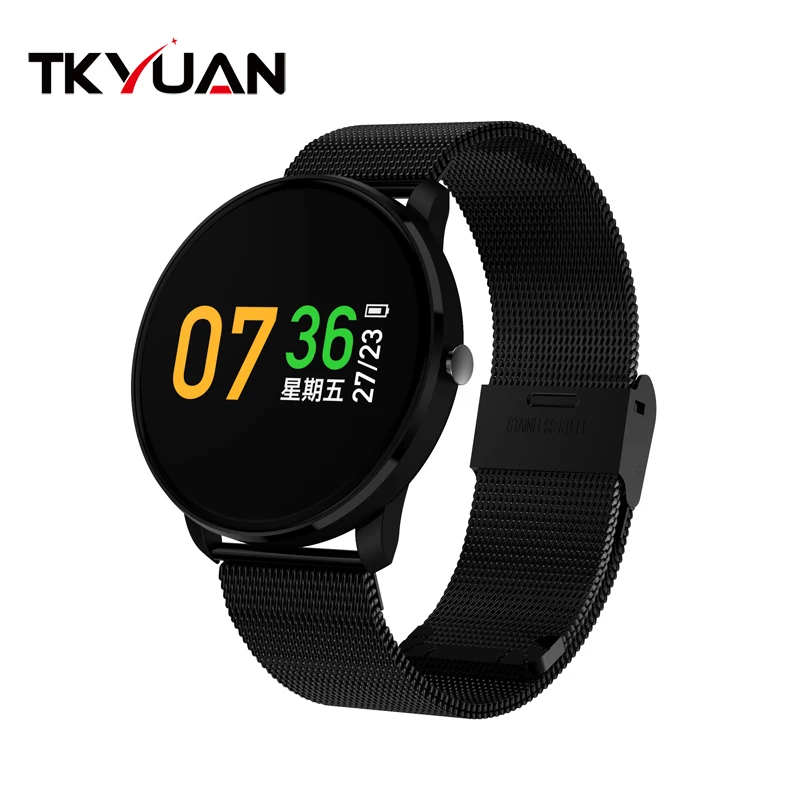 

Waterproof Round Screen Smart Wrist Watch Fitness Bracelet Band CF007S With Blood Pressure And Blood Oxygen, N/a