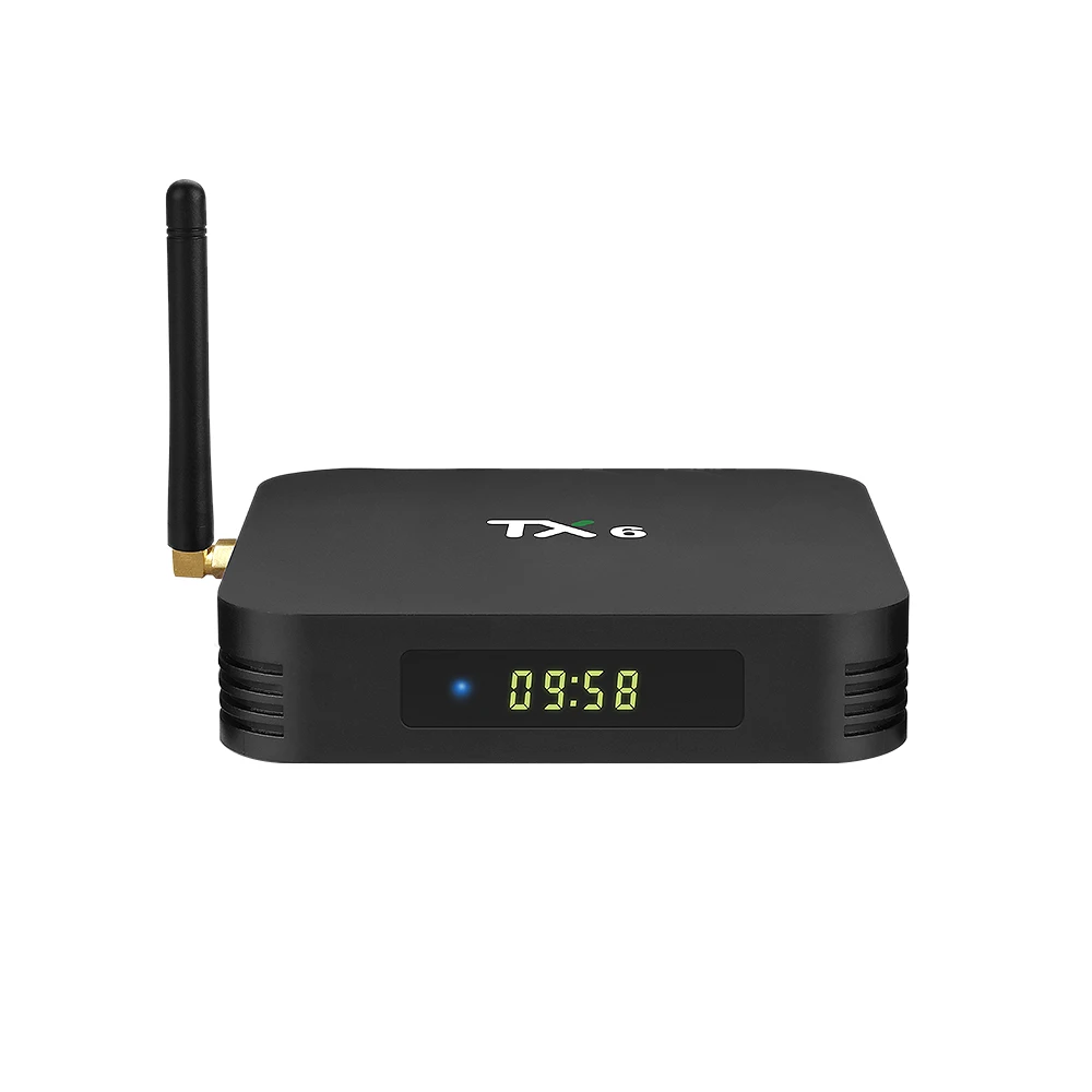 

Android TV BOX 4K Android 9.0 Set Top Box Allwinner H6 TX6, N/a