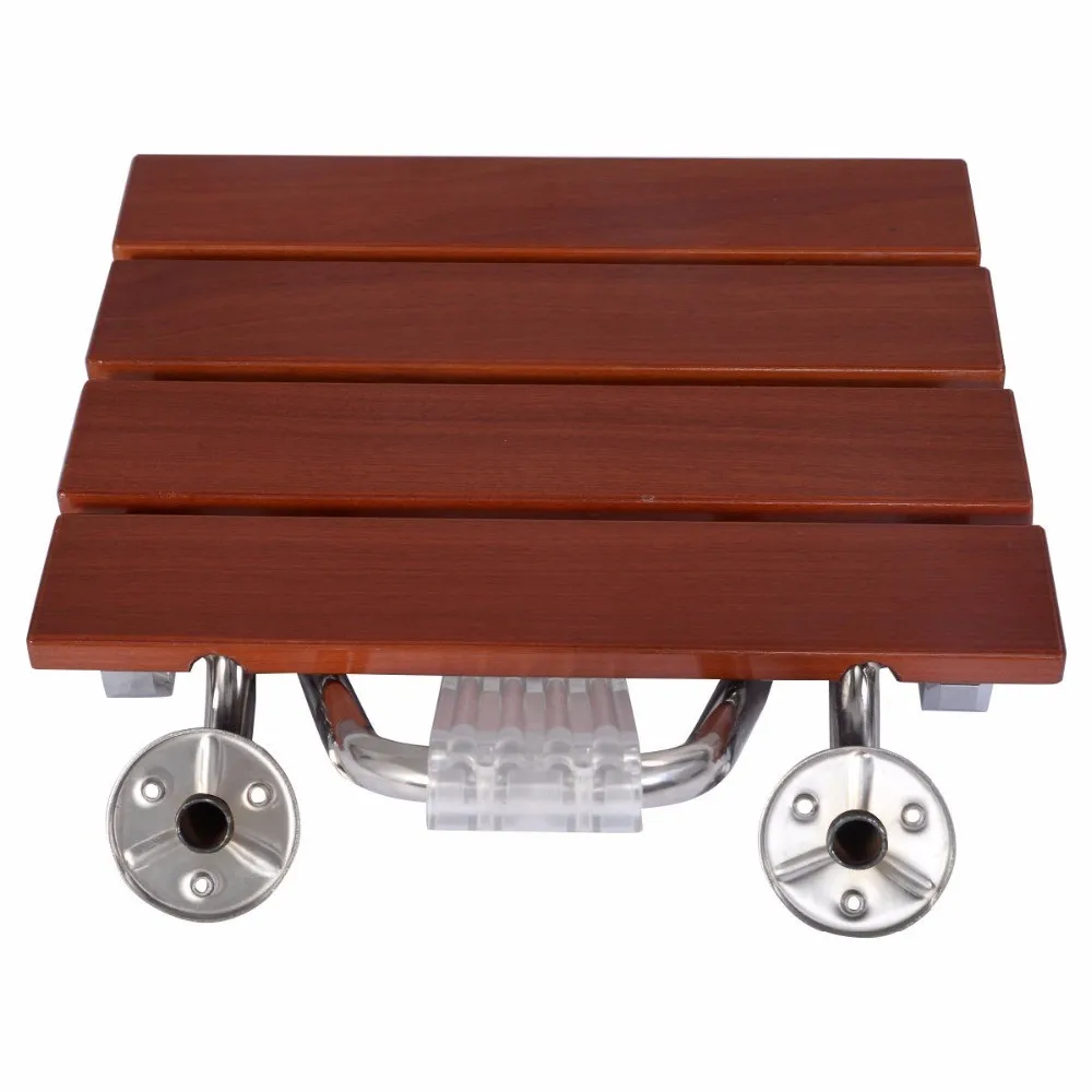Teak Wood Shower Bench Folding Shower Seat Bracket Buy Teak Shower