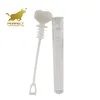 Promotion 4ml touchable bubble toys white heart wedding bubble wands