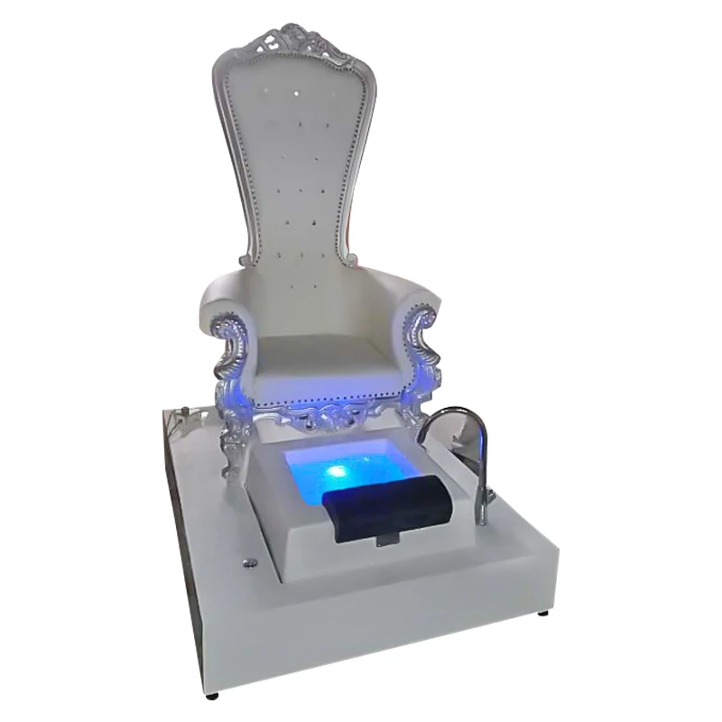 

Queen Luxury beauty salon foot spa white pedicure chair only, Optional