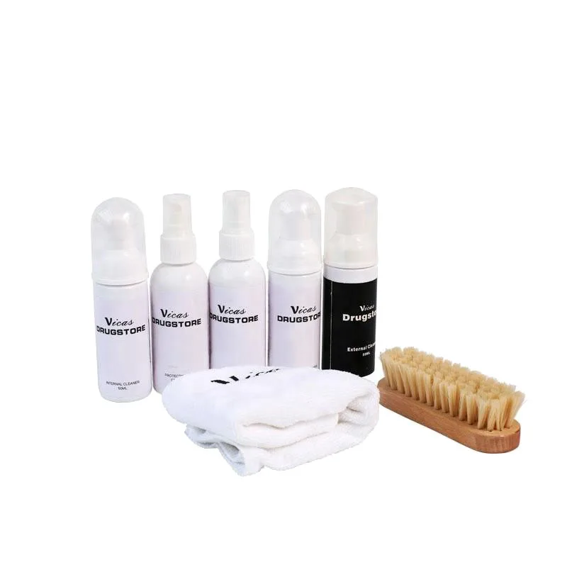 
All Natural Solution Shoe Cleaner All-Purpose Bristle Brush Microfiber Towel for Leather Suede Canvas Mesh Knit 