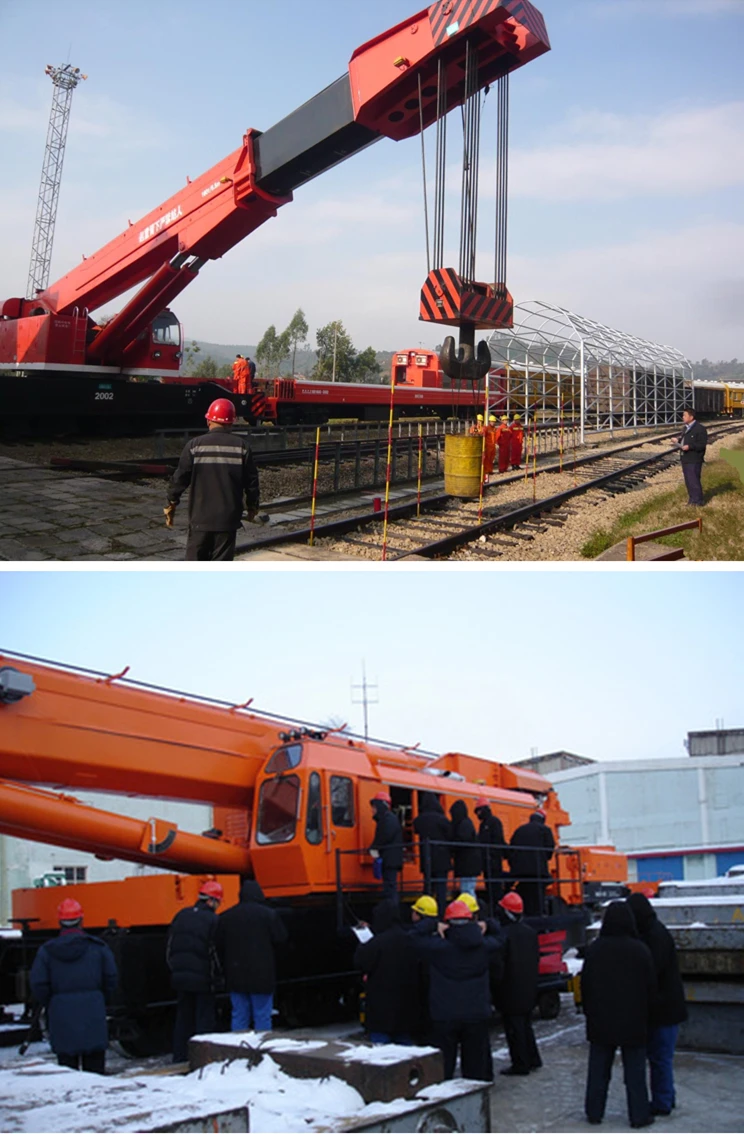 Professional Railway Crane Nzs1001 Telescopic Boom Rescue Crane For