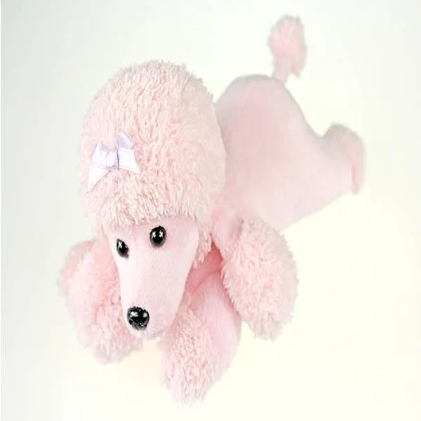 plush pink poodle