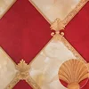 Home Decoration Luxury PVC Vinyl Red Glitter Wallpaper for Living Room