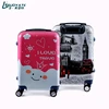 2019 hot sale Promotional 2 Pcs Luggage Travel Set Bag ABS+PC Trolley Suitcase with high quality