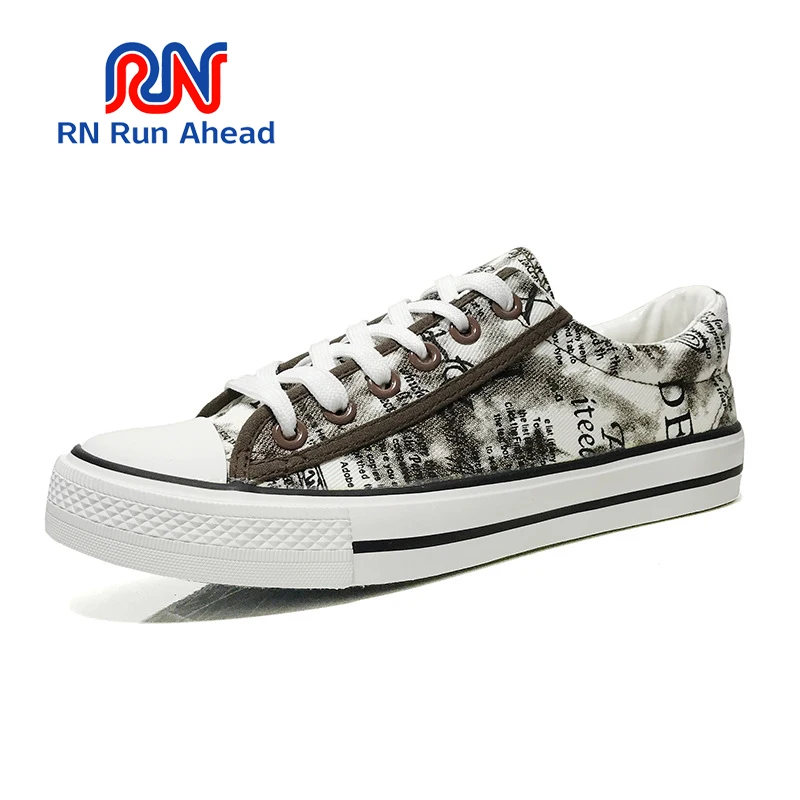 

RN Run Ahead Wenzhou wholesale white breathable army canvas shoes sports men running low to help vulcanized canvas shoes male, Black;brown;blue