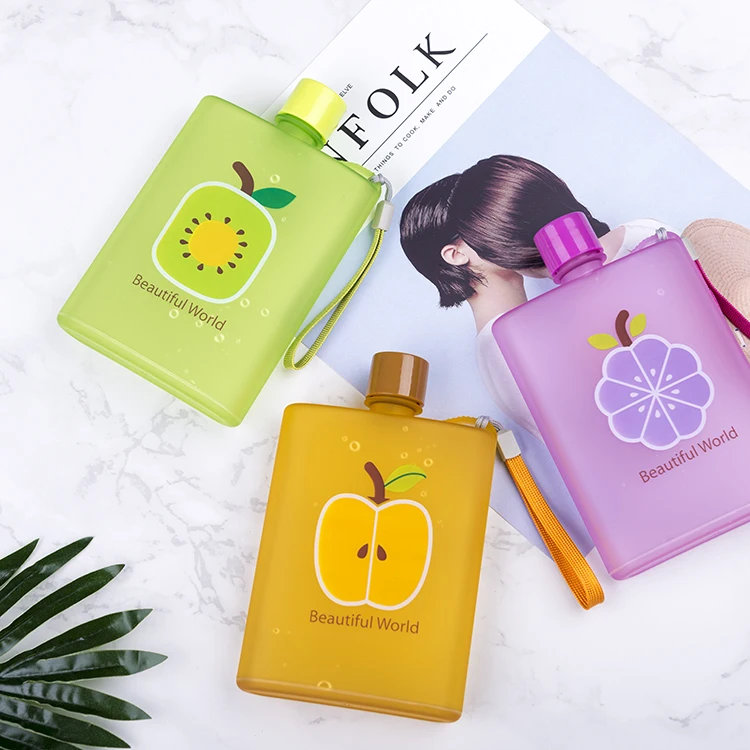 Hot Selling Unique Design BPA Free Flat Mini Water Bottle
