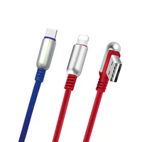 

2019 factory new design nylon braided micro charging USB cable, charger data sync type-C cable phone 6 7 8 X