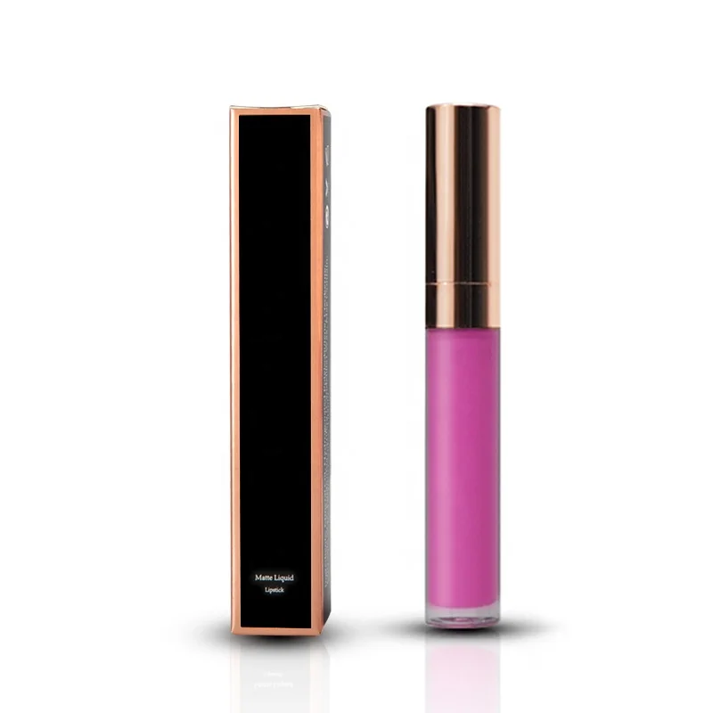 

Private Label Lipstick Waterproof Long Lasting Organic Color Liquid Matte Lipstick, Multi- colored