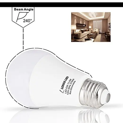 High Quality Indooring Light Bulb 100w Equivalent 13 5w E26 E27 B22 Warm White Cool White Led Light Bulb Buy Led Lighting A60 Led Bulb A19 Led Bulb Led Light Bulb B22 Led