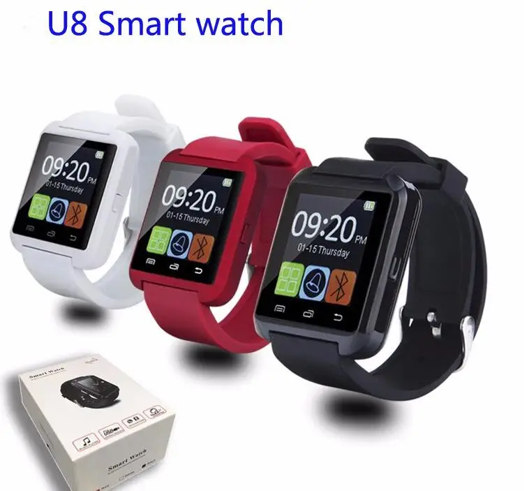 

U8 Bluetooth Smart Watch Wristwatch Smartwatch With Sleep Monitor Remote Camera Pedometer For IPhone Samsung Smartphone