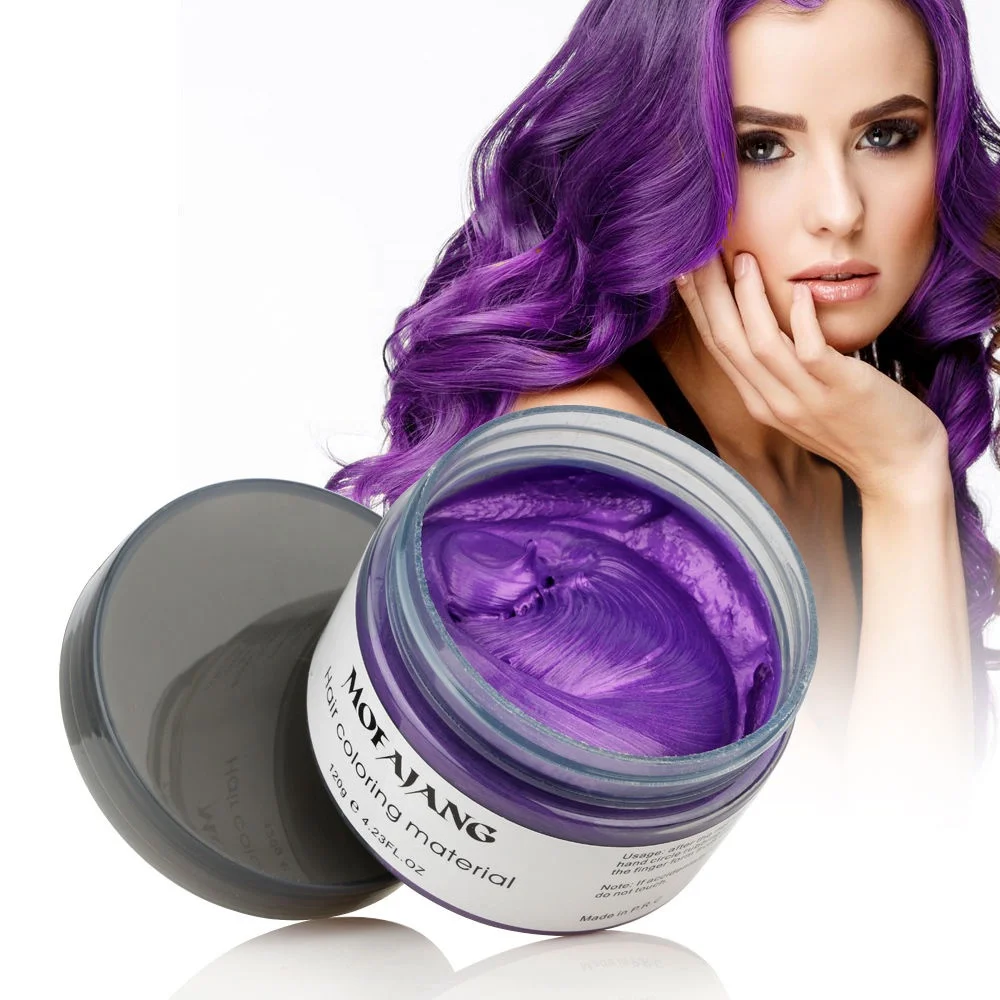 

MOFAJANG 9 Colors Hair Pomade Hair Wax For Styling And Coloring, 7 colors