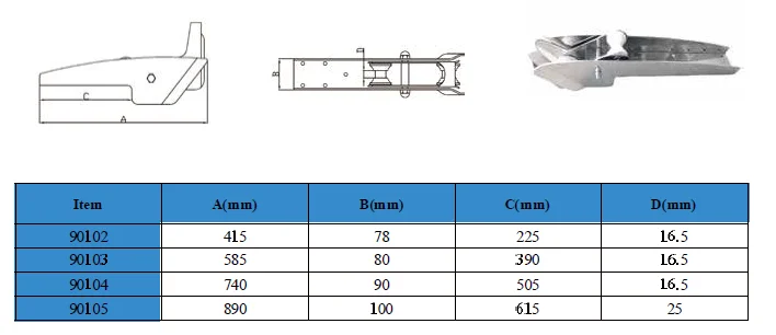 Hot sale 316 Stainless steel bow anchor roller chain guide roller for boat ship yacht