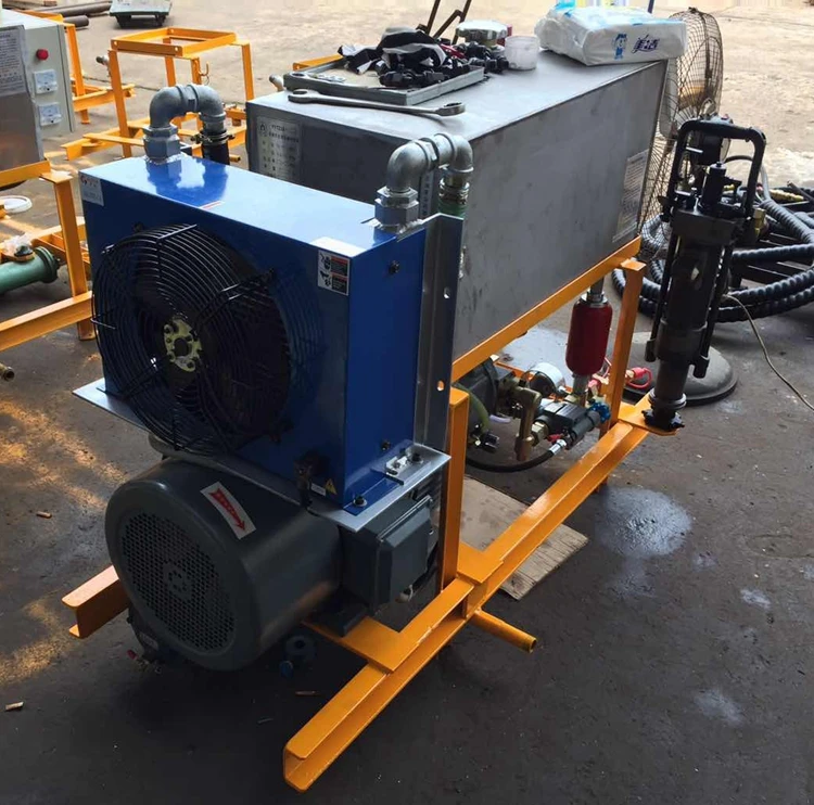 46mm hole diameter hydraulic rock hammer drill for tunnel bar-support system