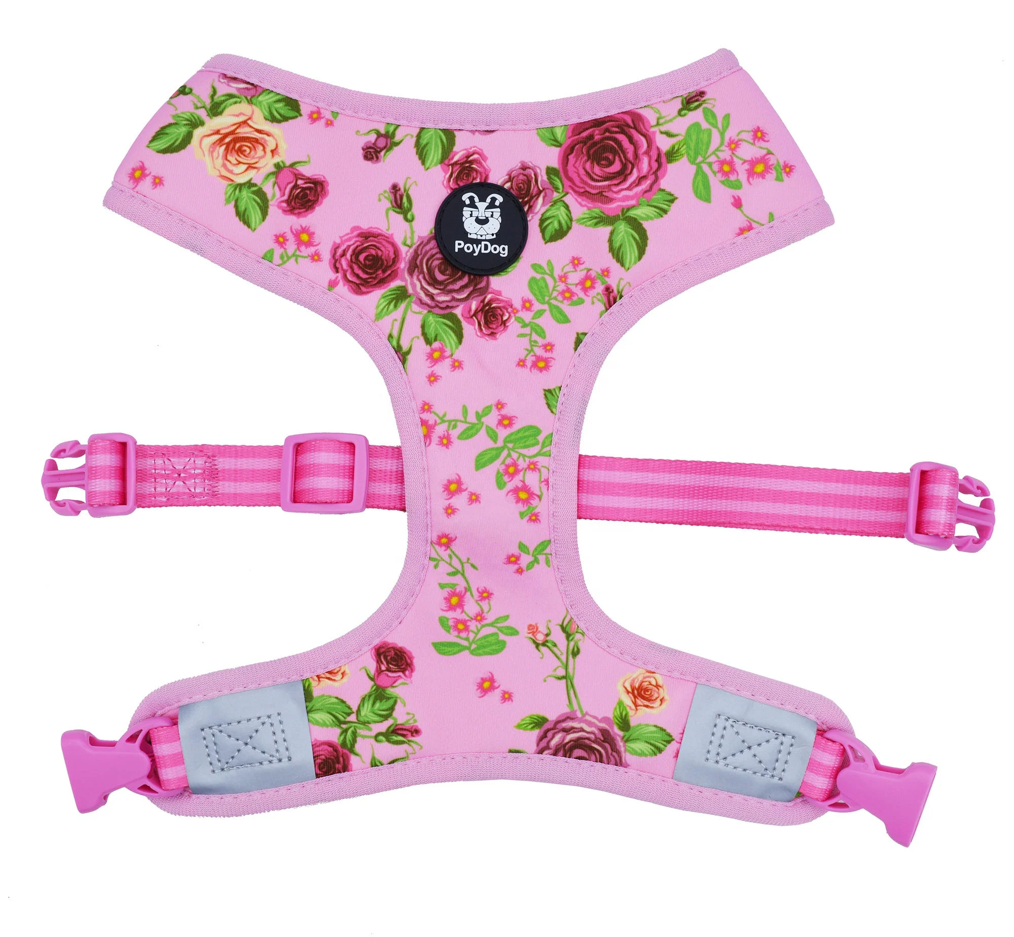 Duo Reversible Two In One Custom Pattern Dog Harness Vest For Walking Running Training