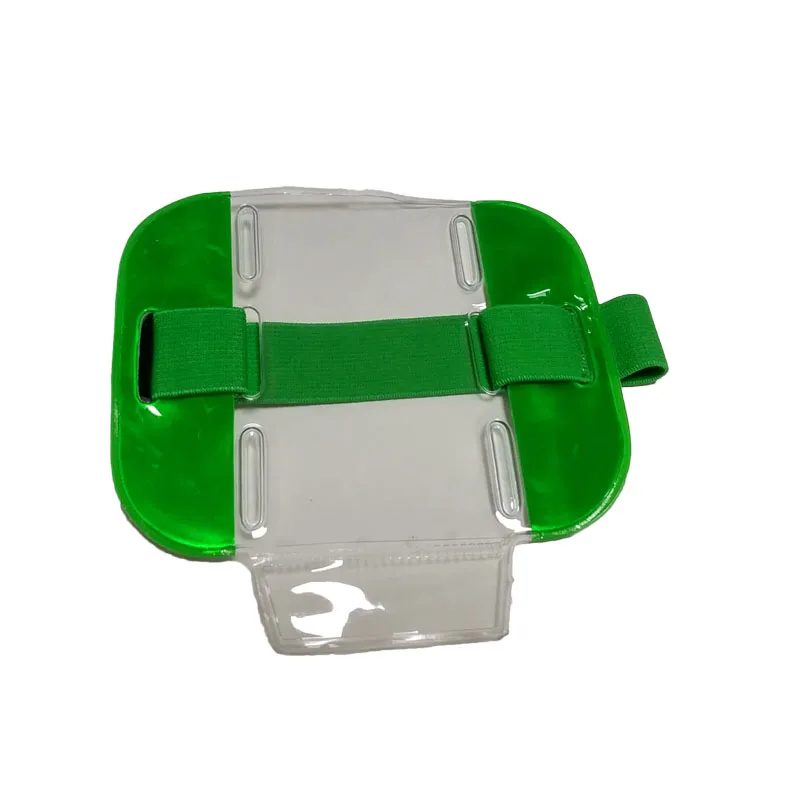 Soft Plastic Elastic Armband Photo Id Badge Holder,Reflective Sia