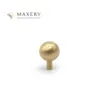 Nordic Solid Brass Ball Single Hole Handle Furniture Handle and Knob And Pullwes