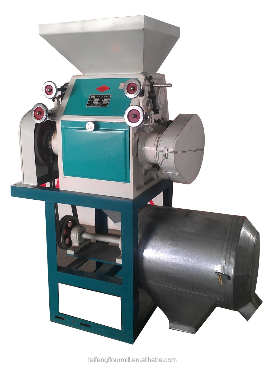 Small scale manual wheat flour milling machine for sale